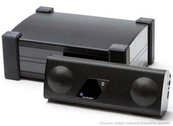 FoxL with its subwoofer.