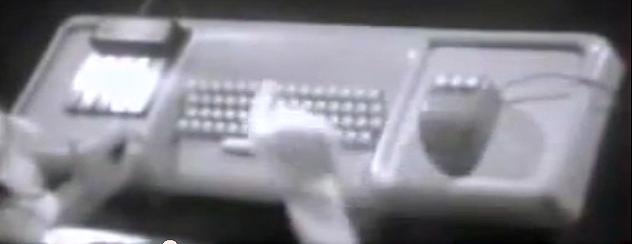 A very early version of a computer mouse as explained by its inventor, Douglas Engelbart.