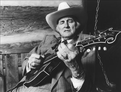 Bill Monroe, as pictured on his entry in the All Music Guide. Click on the pic to see the bio and his extensive discography.