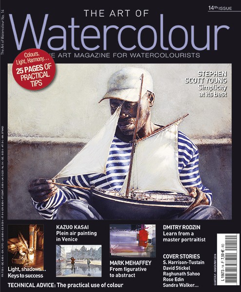 Here’s the cover of Issue 14 with a good painting by Stephen Scott Young on the cover.