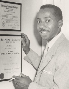 Young Doctor Robert Foster in the years before he made enough money to do anything he pleased.