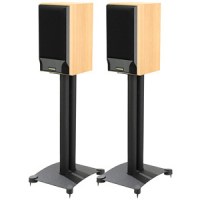 The Sanus Steel Foundation Mark IV Speaker Stand available from Audio Advisor for about $130-150.